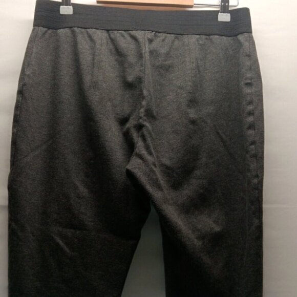 Talbots Womens 1X Gray Pull On Elastic Waistband Pant Flat Front Stretch Knit - Picture 5 of 8